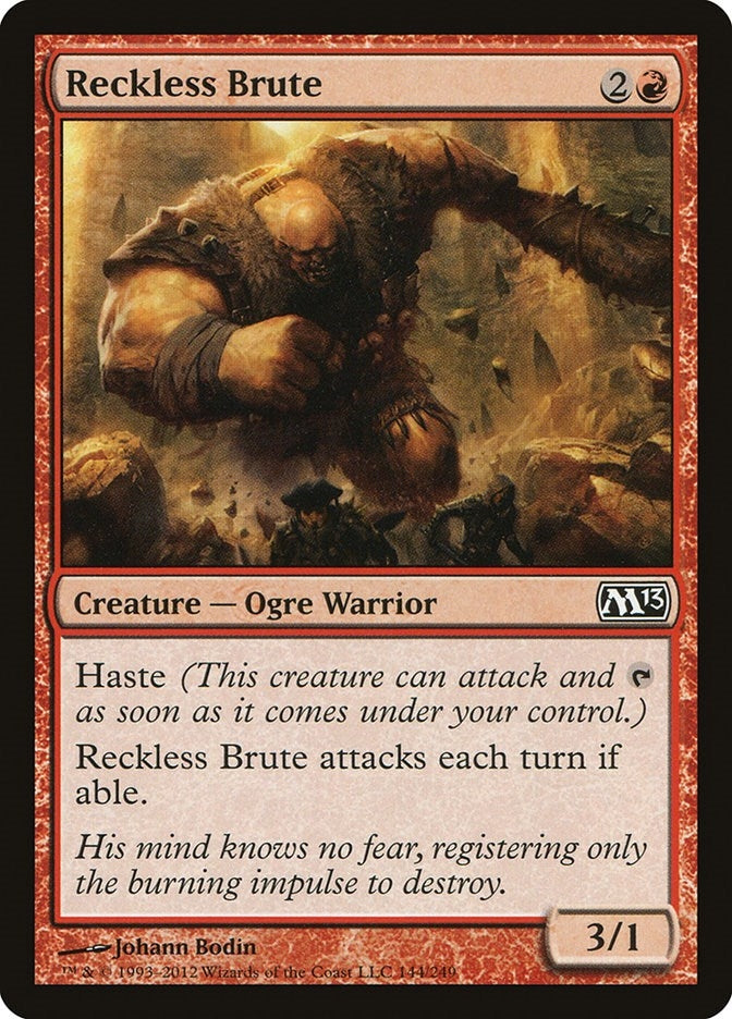 Image for Reckless Brute (144) [Magic 2013 (M13)] - Magic: The Gathering