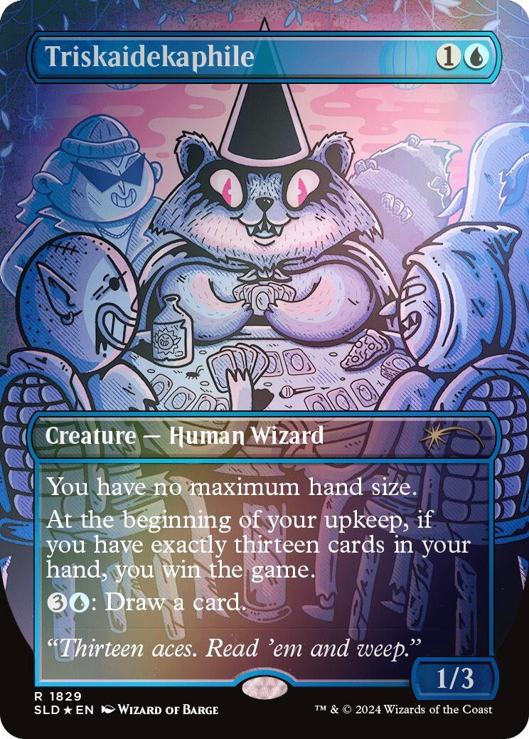Image for Triskaidekaphile (Rainbow Foil) (1829) [Secret Lair Drop Series] - Magic: The Gathering