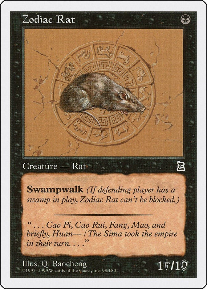 Image for Zodiac Rat (98) [Portal Three Kingdoms] - Magic: The Gathering