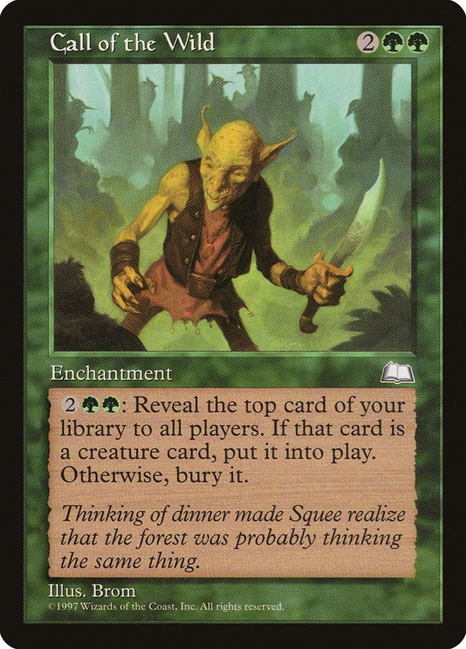 Image for Call of the Wild [Weatherlight] - Magic: The Gathering
