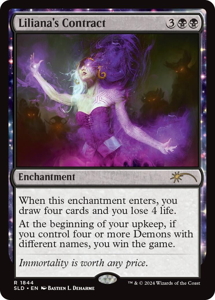Image for Liliana's Contract (1844) (1844) [Secret Lair Drop Series] - Magic: The Gathering