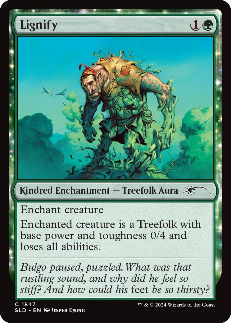 Image for Lignify (1847) (1847) [Secret Lair Drop Series] - Magic: The Gathering
