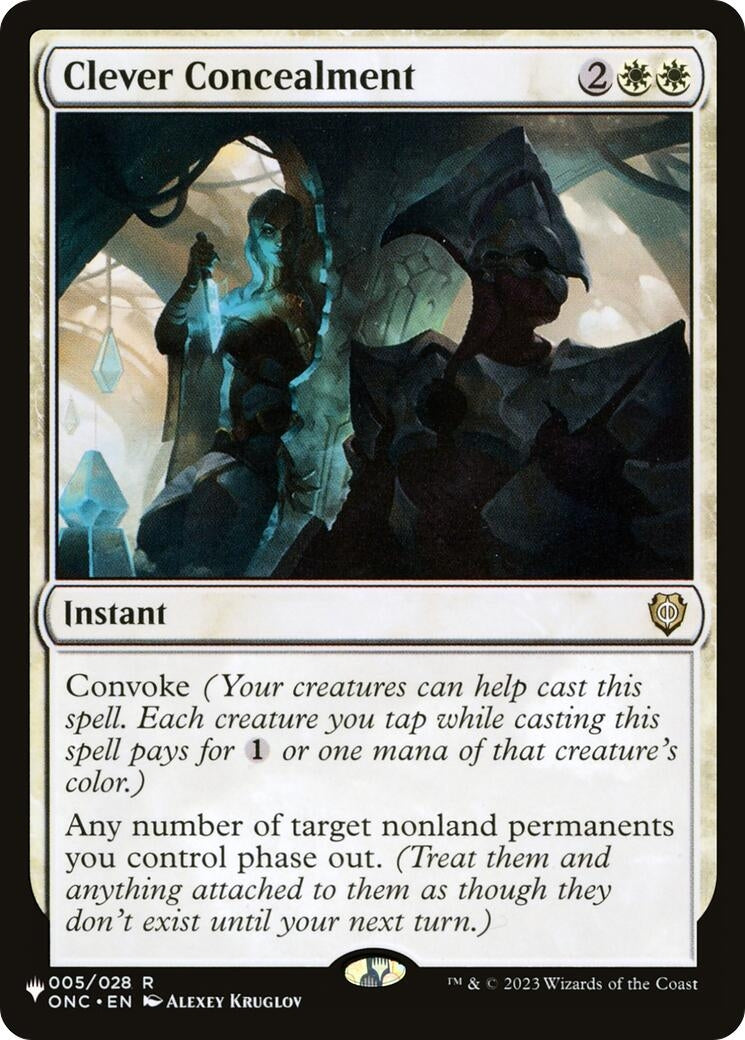 Image for Clever Concealment (005/028) [The List Reprints] - Magic: The Gathering