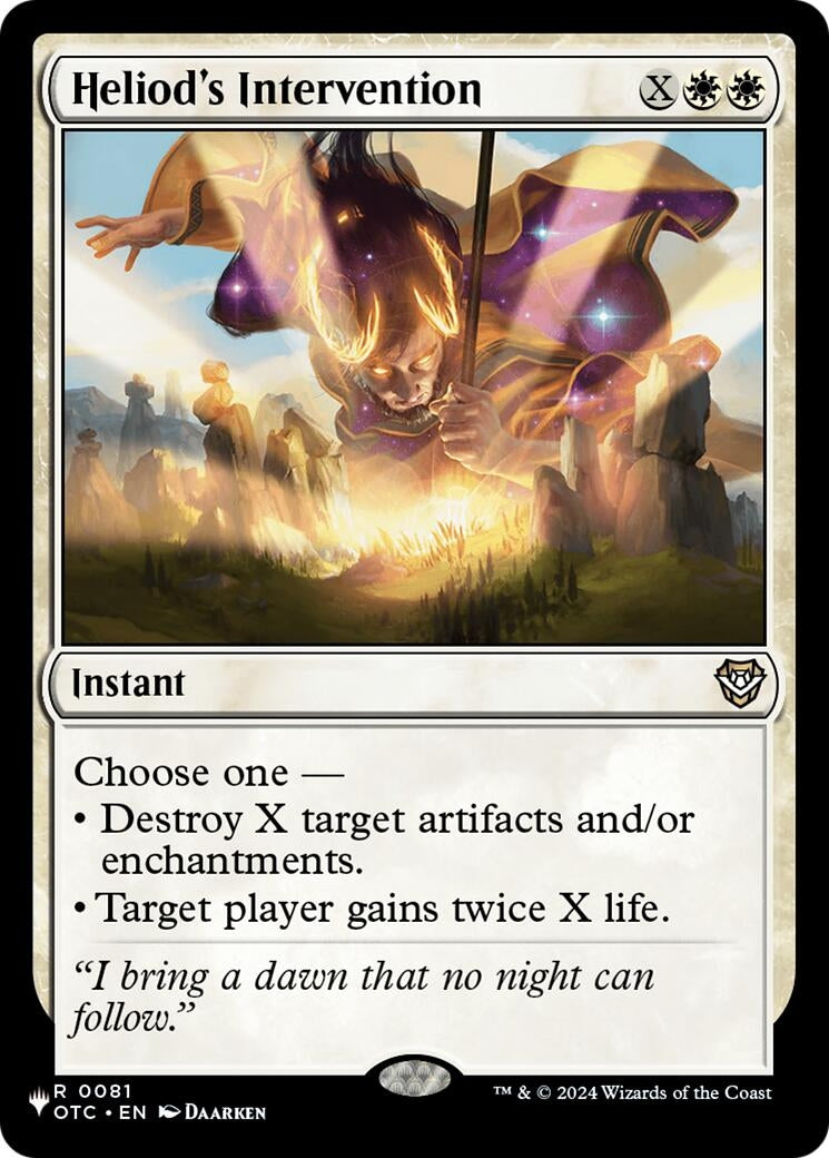 Image for Heliod's Intervention (0081) [The List Reprints] - Magic: The Gathering