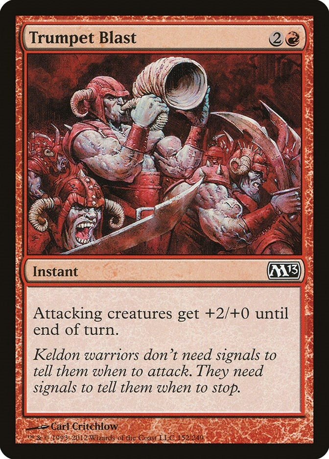 Image for Trumpet Blast (152) [Magic 2013 (M13)] - Magic: The Gathering