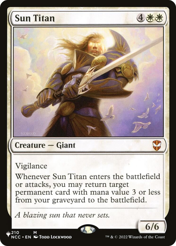 Image for Sun Titan (NCC) (210/093) [The List Reprints] - Magic: The Gathering