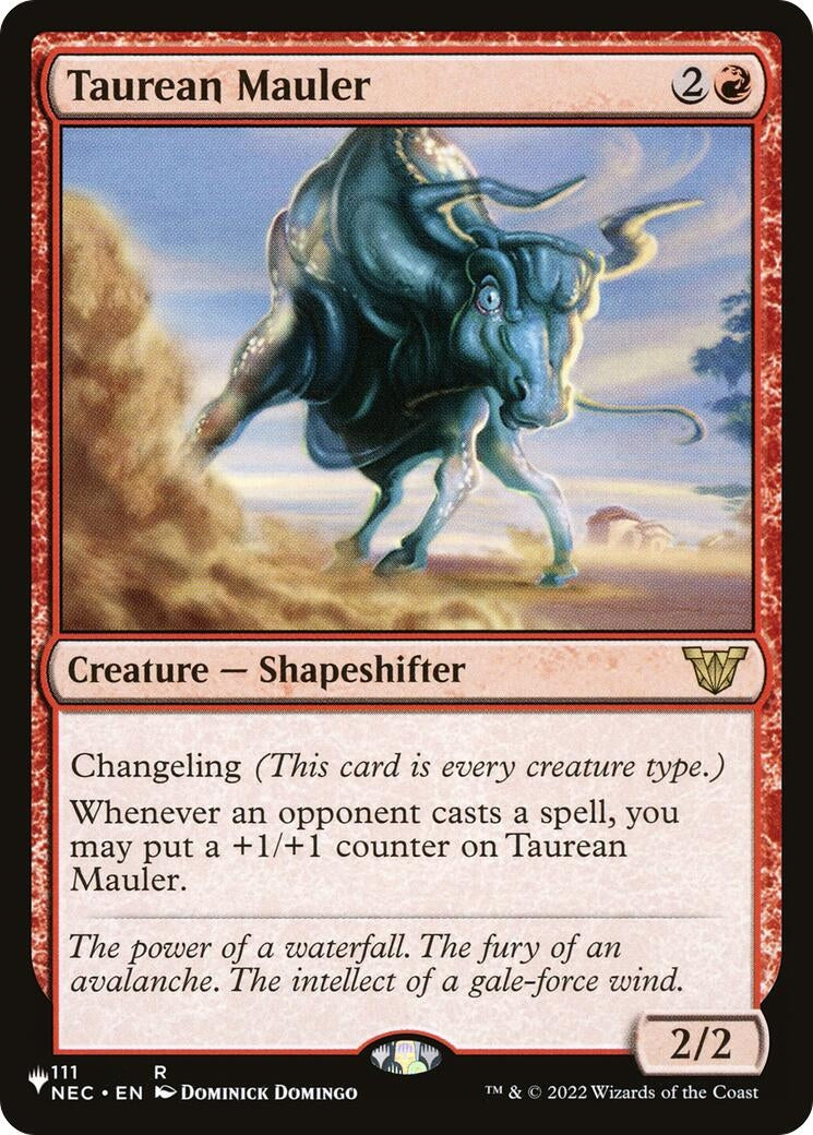 Taurean Mauler (NEC) (111/038) [The List Reprints]