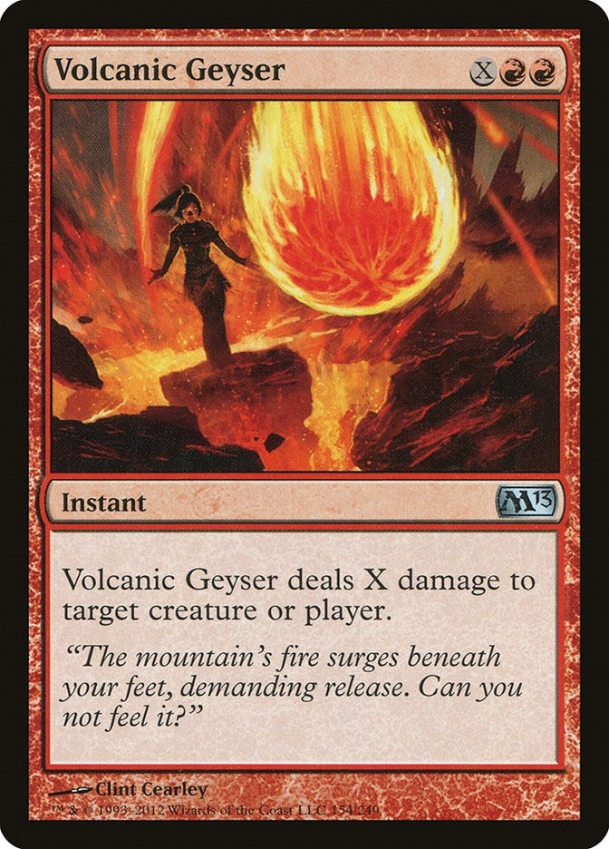Image for Volcanic Geyser (154) [Magic 2013 (M13)] - Magic: The Gathering