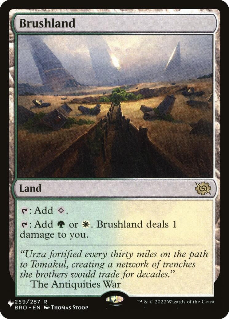 Image for Brushland (BRO) (259/012) [The List Reprints] - Magic: The Gathering