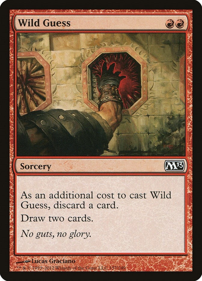 Image for Wild Guess (157) [Magic 2013 (M13)] - Magic: The Gathering