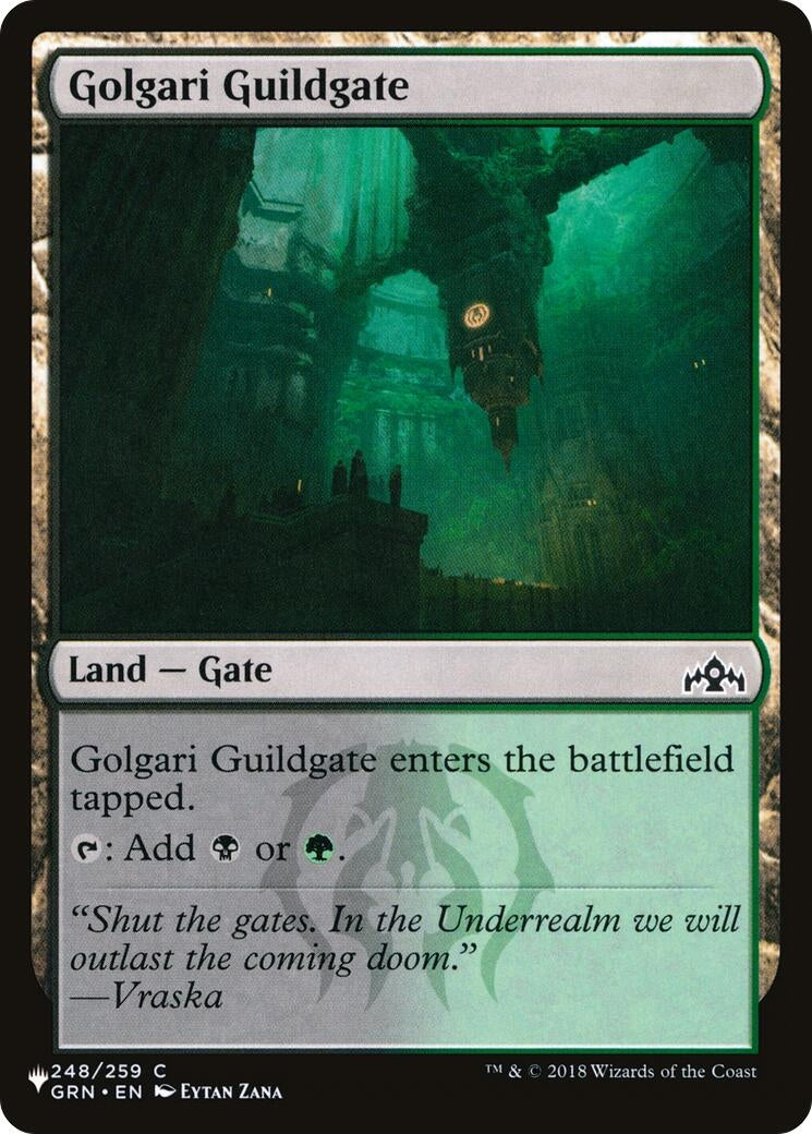 Image for Golgari Guildgate (248/259) [The List Reprints] - Magic: The Gathering