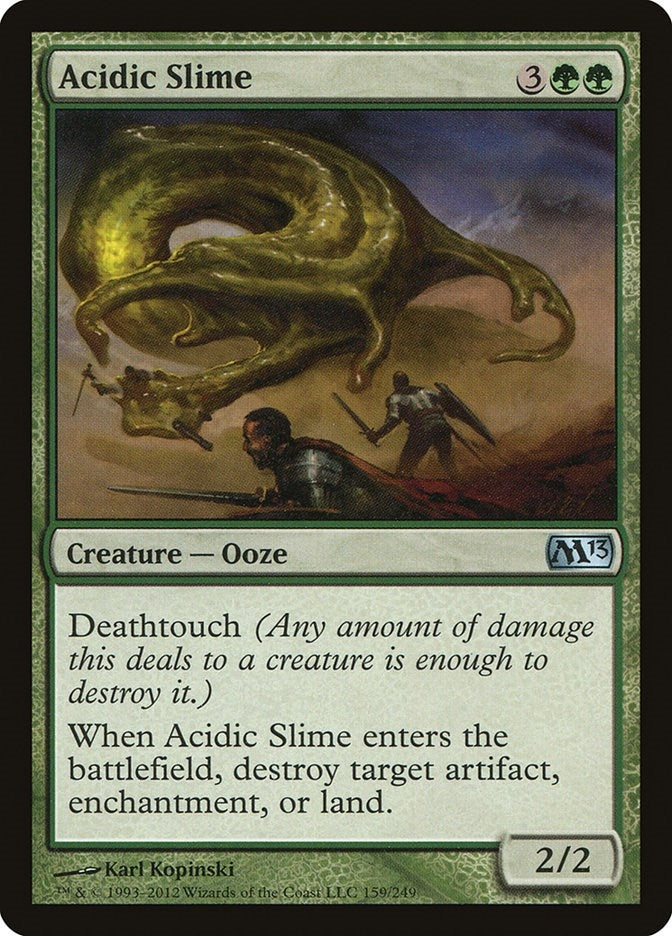 Image for Acidic Slime (159) [Magic 2013 (M13)] - Magic: The Gathering