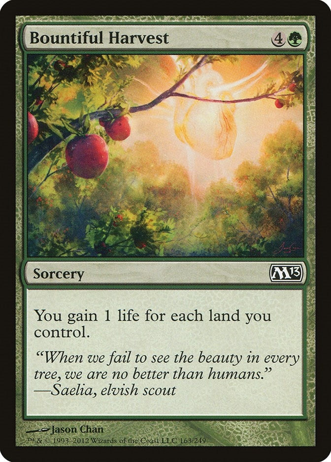Image for Bountiful Harvest (163) [Magic 2013 (M13)] - Magic: The Gathering
