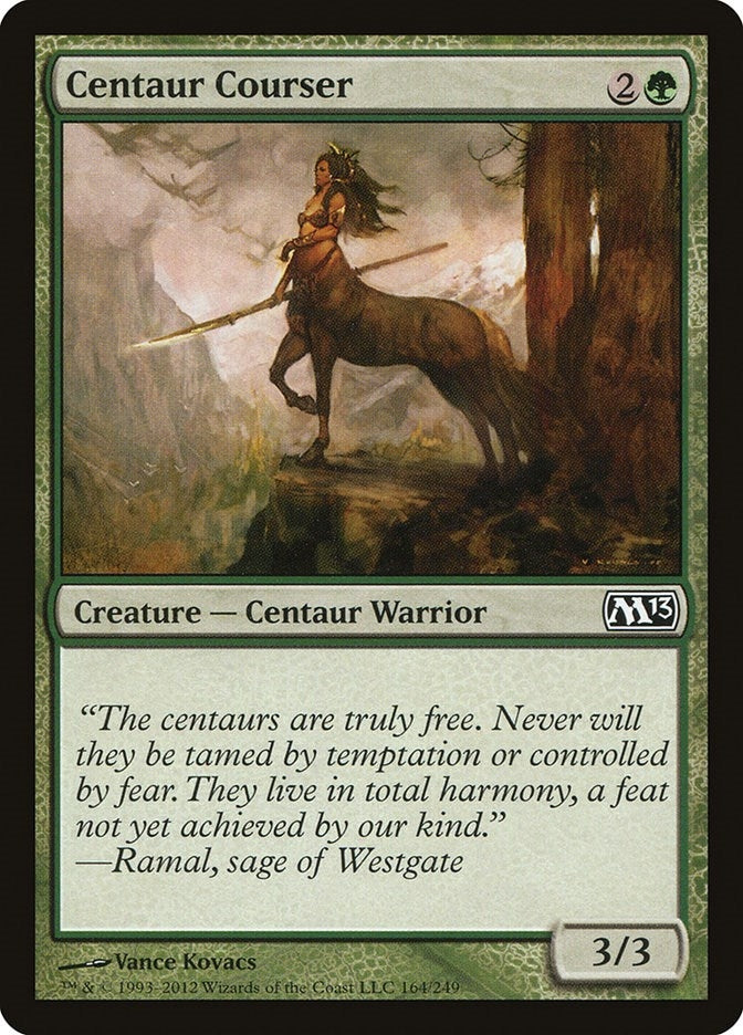 Image for Centaur Courser (164) [Magic 2013 (M13)] - Magic: The Gathering