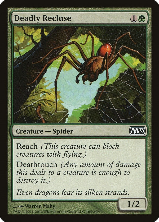 Image for Deadly Recluse (165) [Magic 2013 (M13)] - Magic: The Gathering