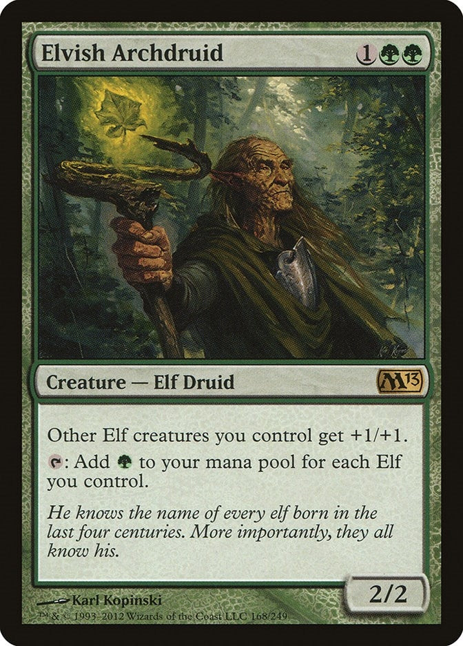 Image for Elvish Archdruid (168) [Magic 2013 (M13)] - Magic: The Gathering