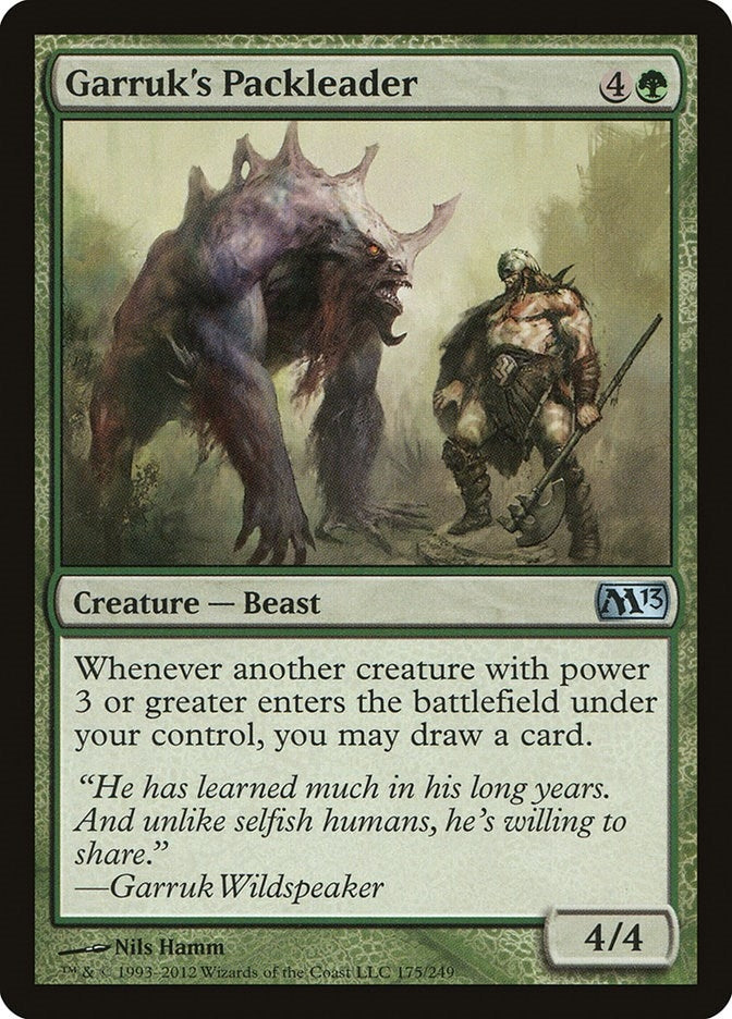Image for Garruk's Packleader (175) [Magic 2013 (M13)] - Magic: The Gathering