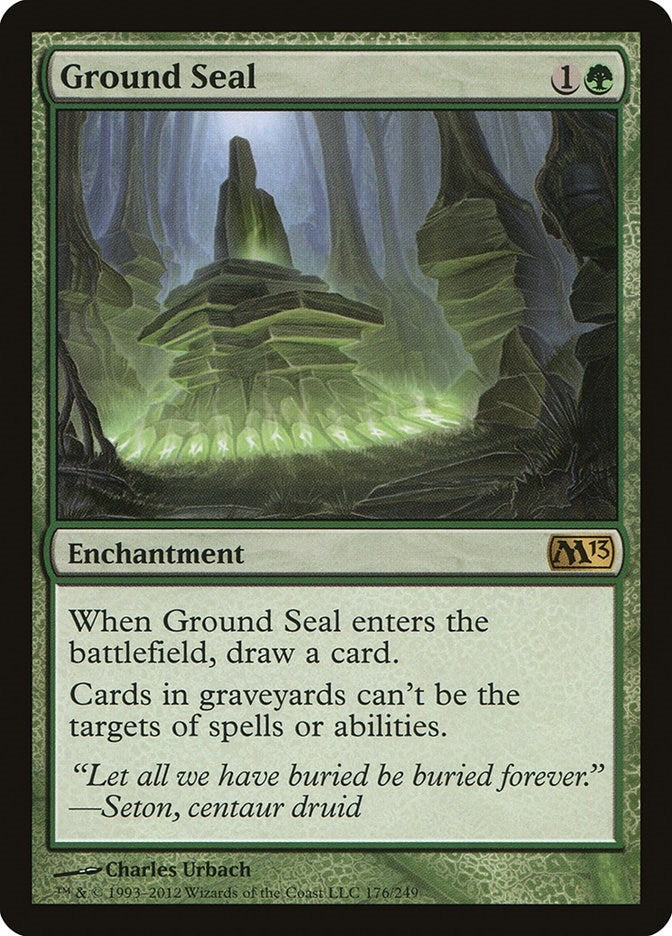 Image for Ground Seal (176) [Magic 2013 (M13)] - Magic: The Gathering