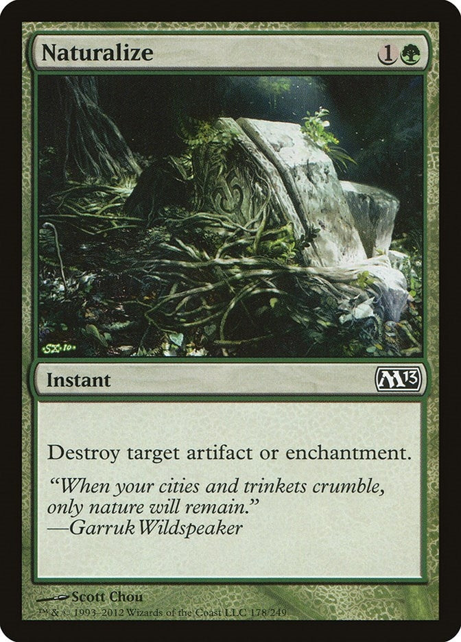 Image for Naturalize (178) [Magic 2013 (M13)] - Magic: The Gathering