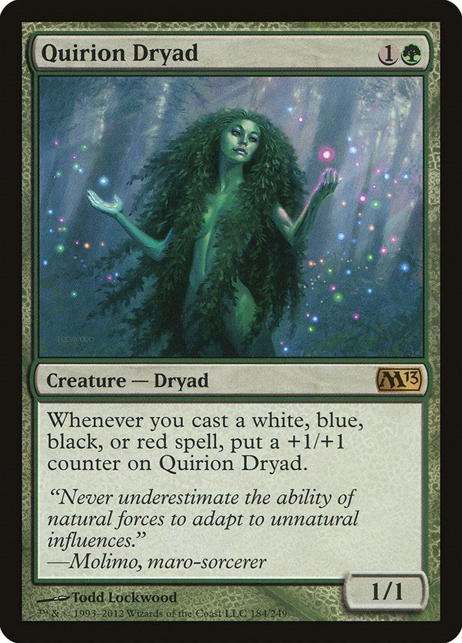 Image for Quirion Dryad (184) [Magic 2013 (M13)] - Magic: The Gathering