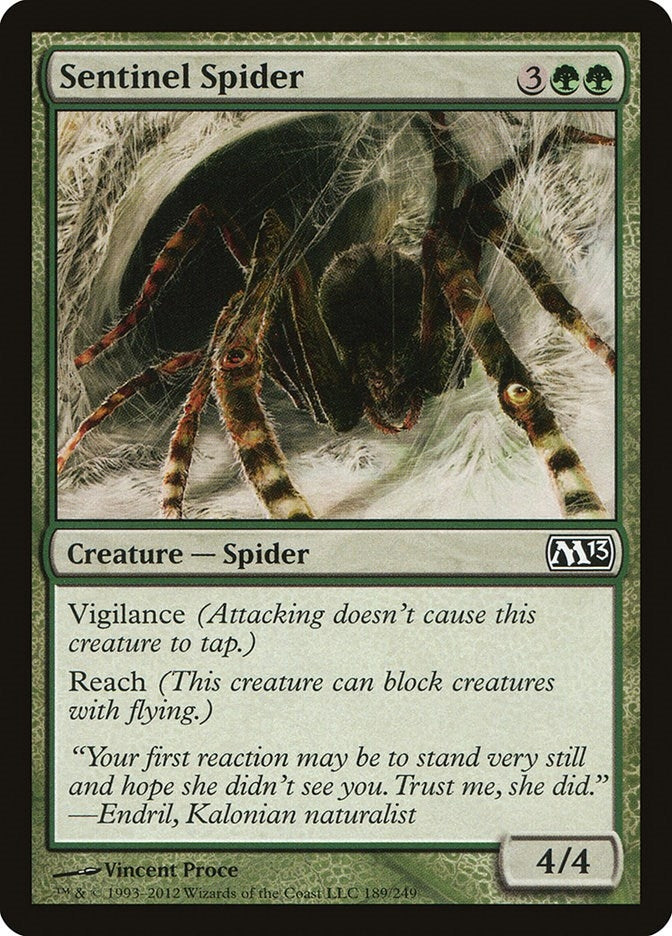 Image for Sentinel Spider (189) [Magic 2013 (M13)] - Magic: The Gathering