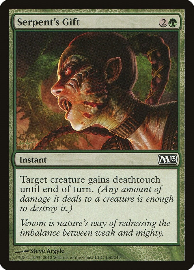 Image for Serpent's Gift (190) [Magic 2013 (M13)] - Magic: The Gathering
