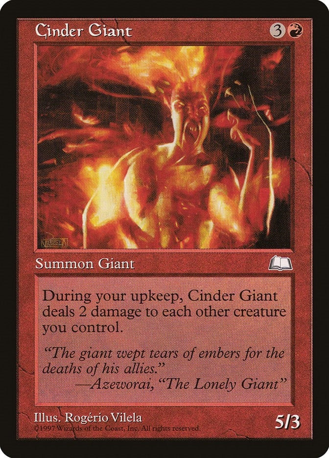 Image for Cinder Giant [Weatherlight] - Magic: The Gathering