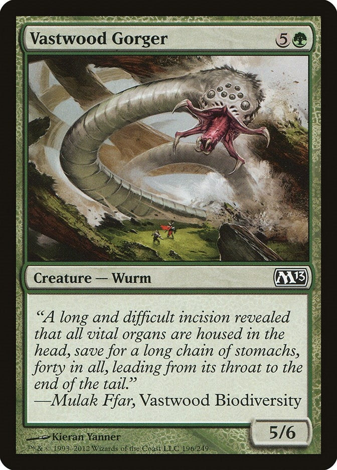 Image for Vastwood Gorger (196) [Magic 2013 (M13)] - Magic: The Gathering