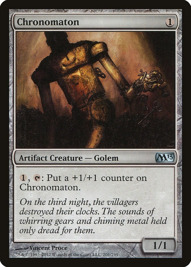 Image for Chronomaton (201) [Magic 2013 (M13)] - Magic: The Gathering