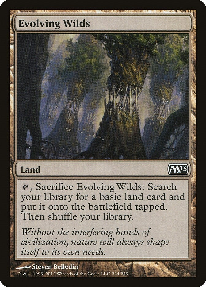 Image for Evolving Wilds (224) [Magic 2013 (M13)] - Magic: The Gathering