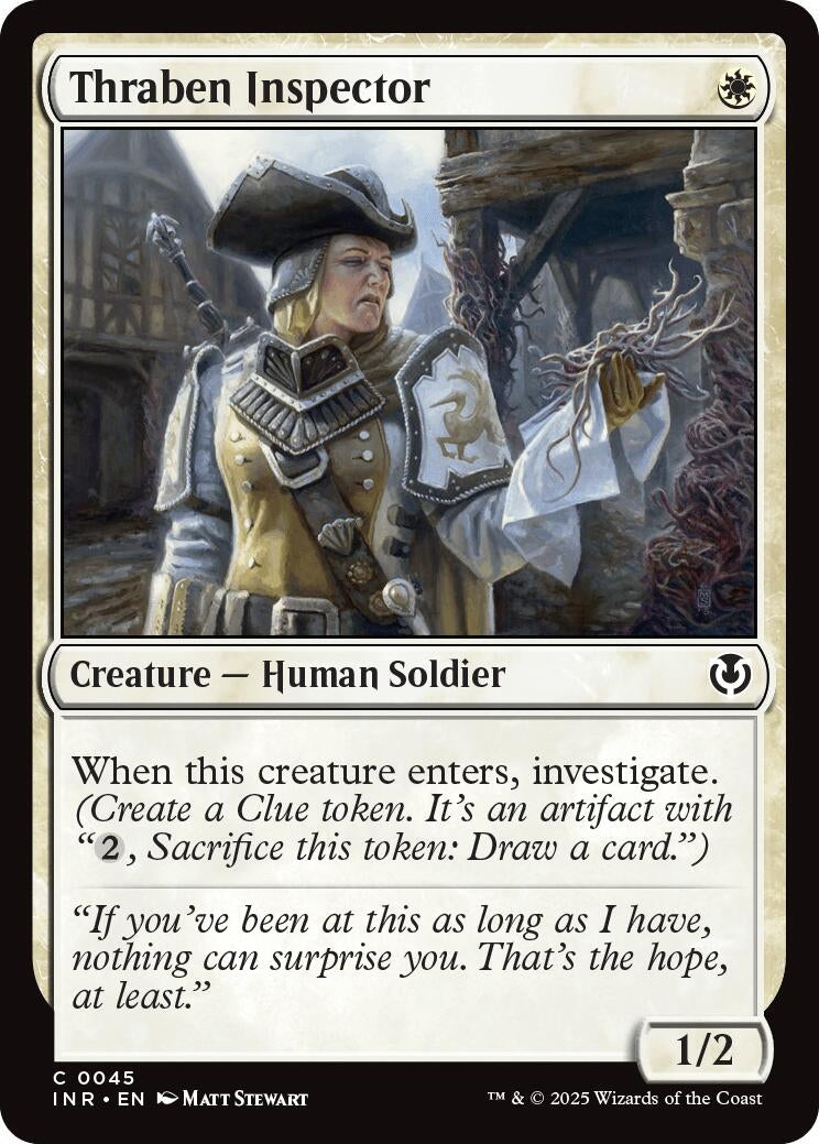 Image for Thraben Inspector (45) [Innistrad Remastered] - Magic: The Gathering