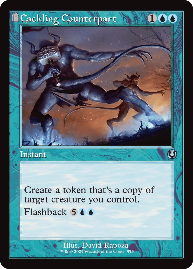 Image for Cackling Counterpart (Retro Frame) (353) [Innistrad Remastered] - Magic: The Gathering