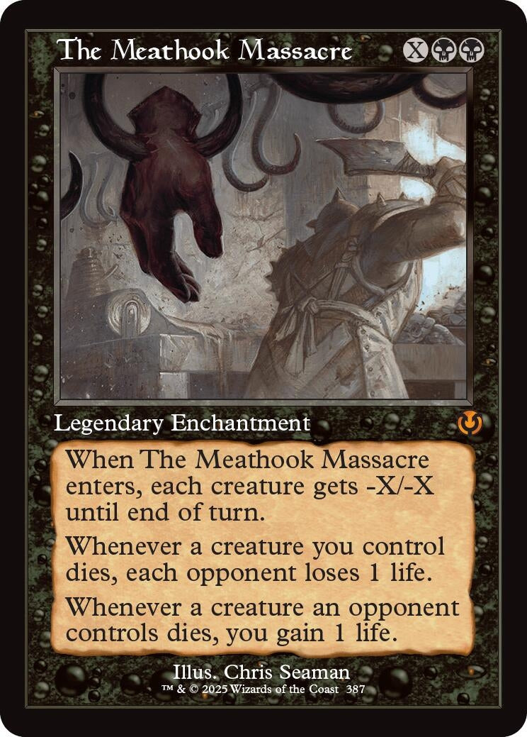 Image for The Meathook Massacre (Retro Frame) (387) [Innistrad Remastered] - Magic: The Gathering