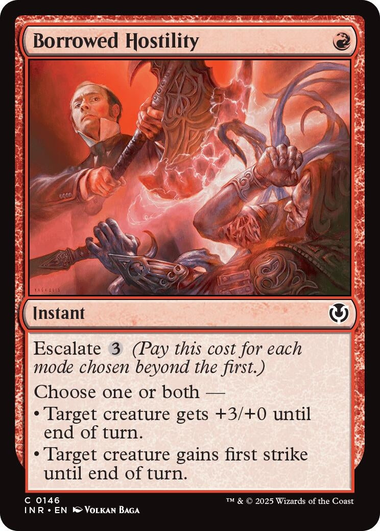 Image for Borrowed Hostility (146) [Innistrad Remastered] - Magic: The Gathering