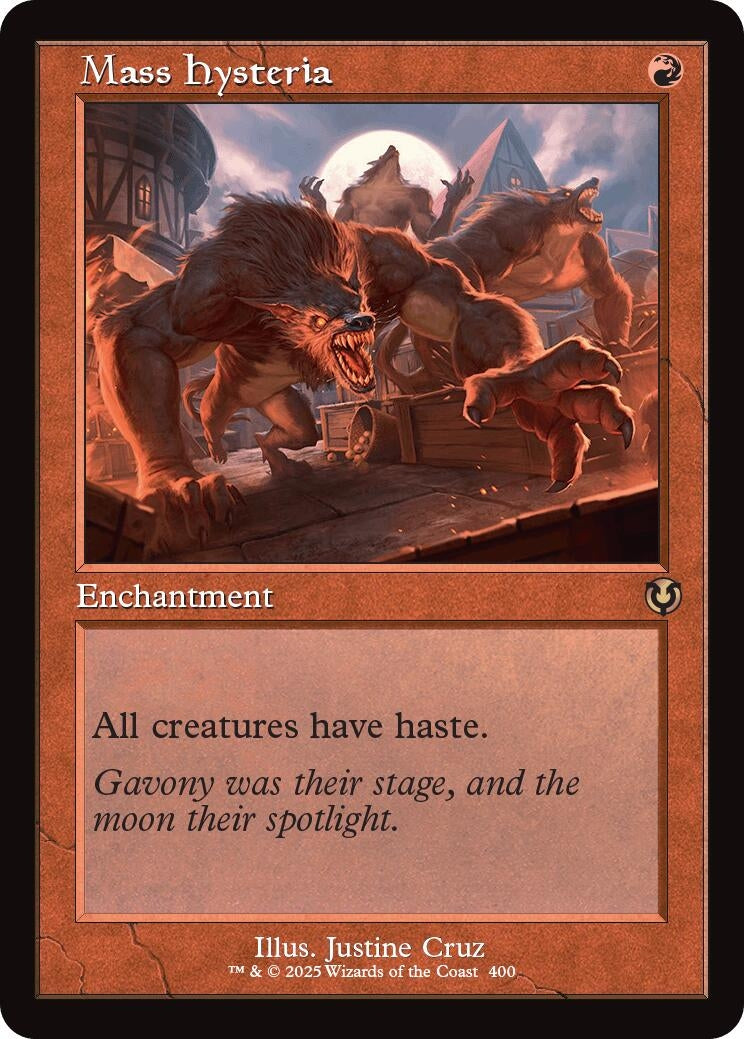 Image for Mass Hysteria (Retro Frame) (400) [Innistrad Remastered] - Magic: The Gathering