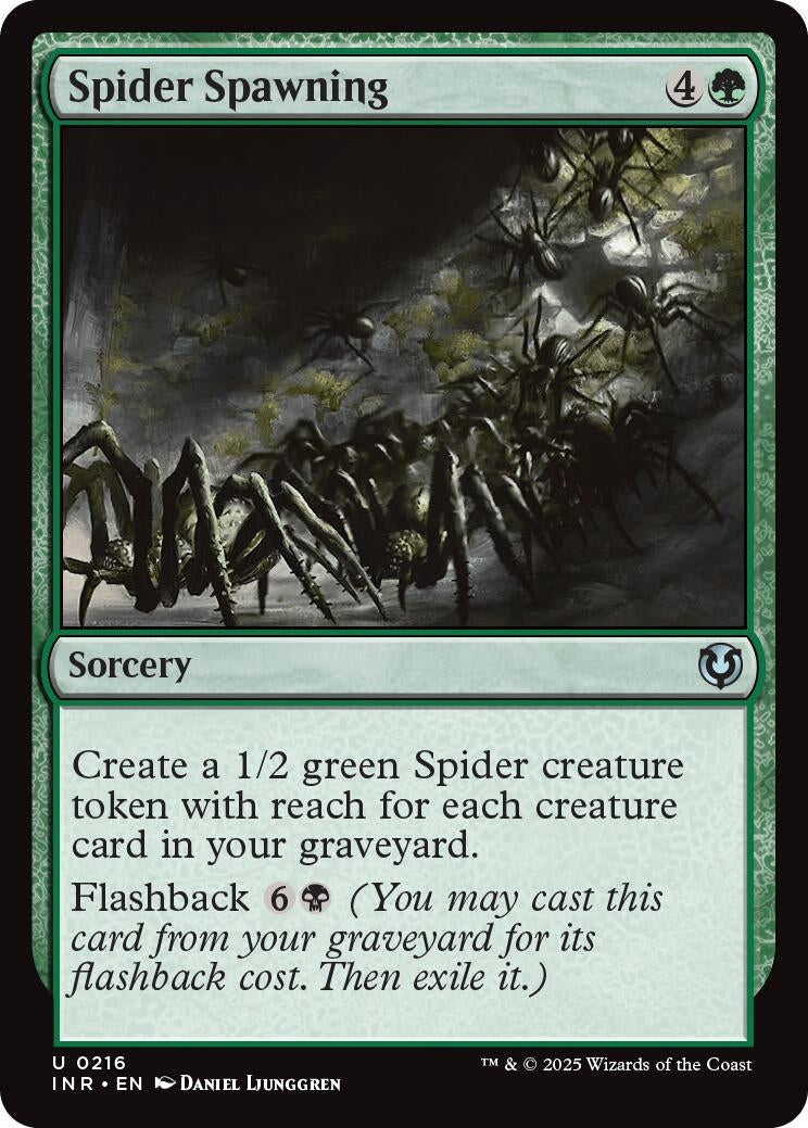 Image for Spider Spawning (216) [Innistrad Remastered] - Magic: The Gathering