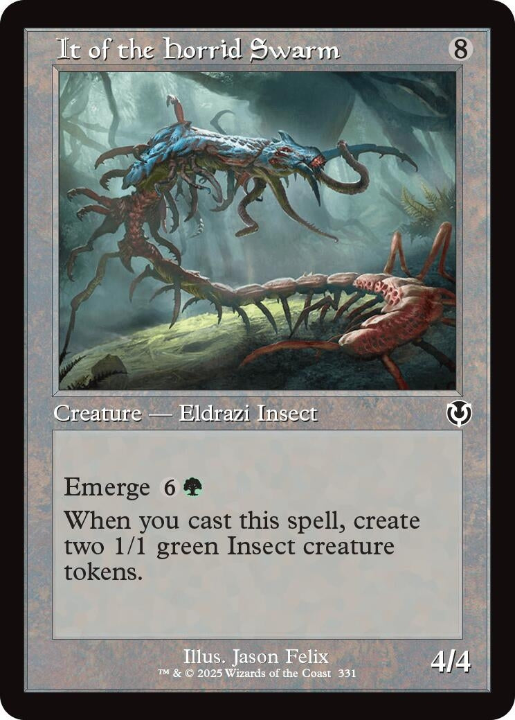 Image for It of the Horrid Swarm (Retro Frame) (331) [Innistrad Remastered] - Magic: The Gathering