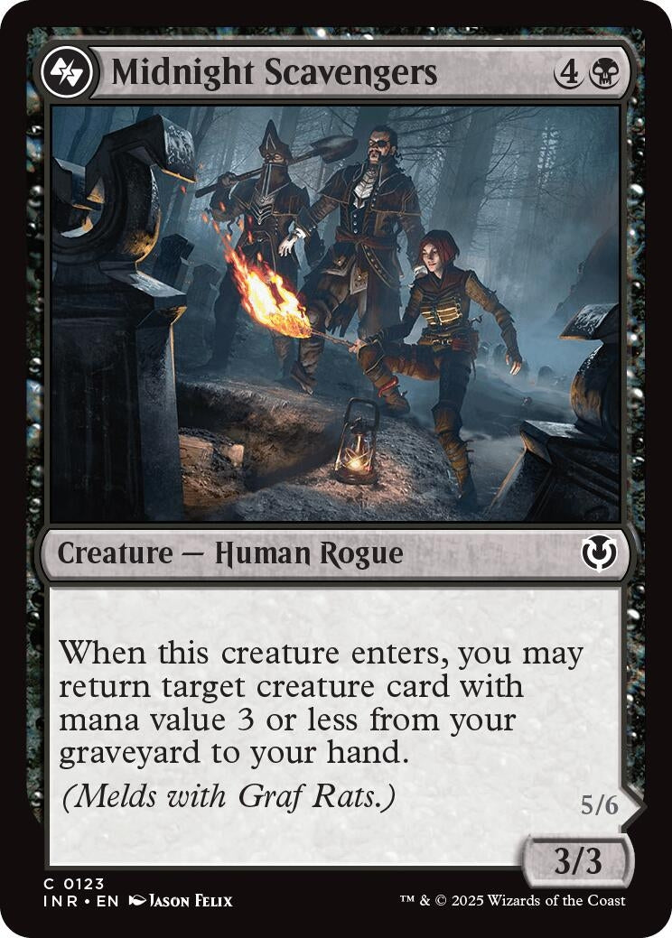 Image for Midnight Scavengers (123) [Innistrad Remastered] - Magic: The Gathering