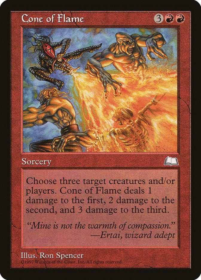 Image for Cone of Flame [Weatherlight] - Magic: The Gathering