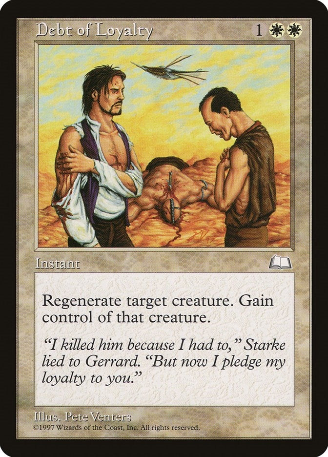 Image for Debt of Loyalty [Weatherlight] - Magic: The Gathering