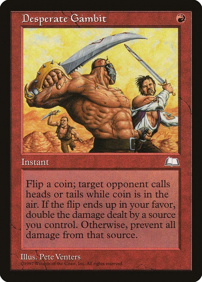 Image for Desperate Gambit [Weatherlight] - Magic: The Gathering