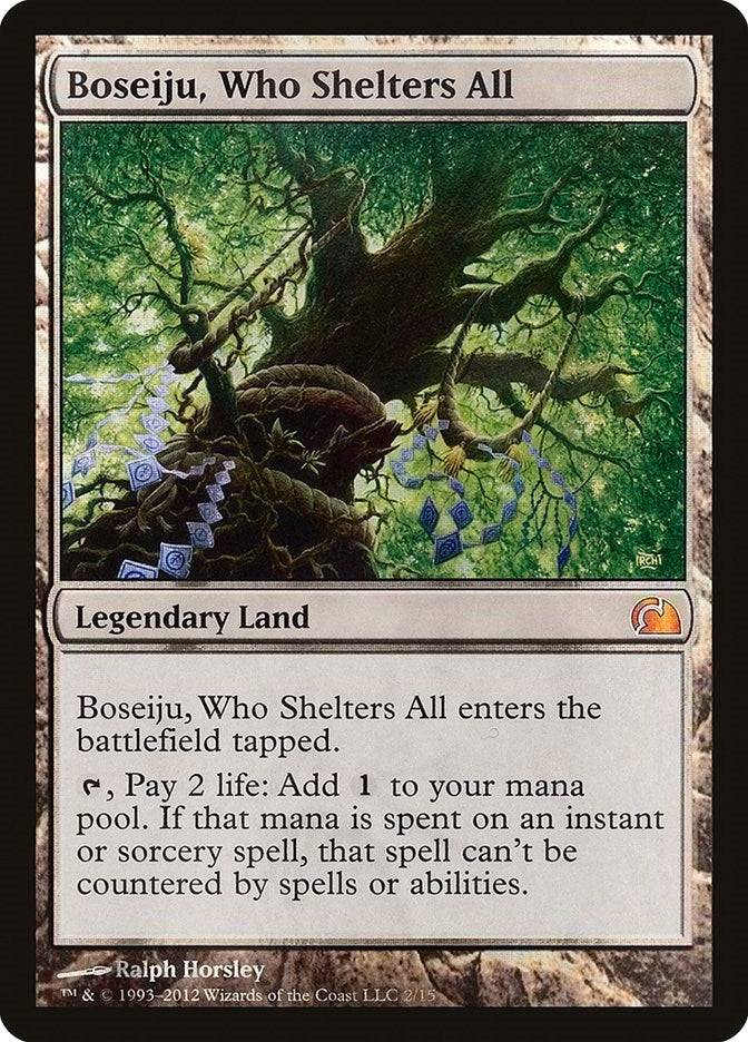 Image for Boseiju, Who Shelters All (2) [From the Vault: Realms] - Magic: The Gathering