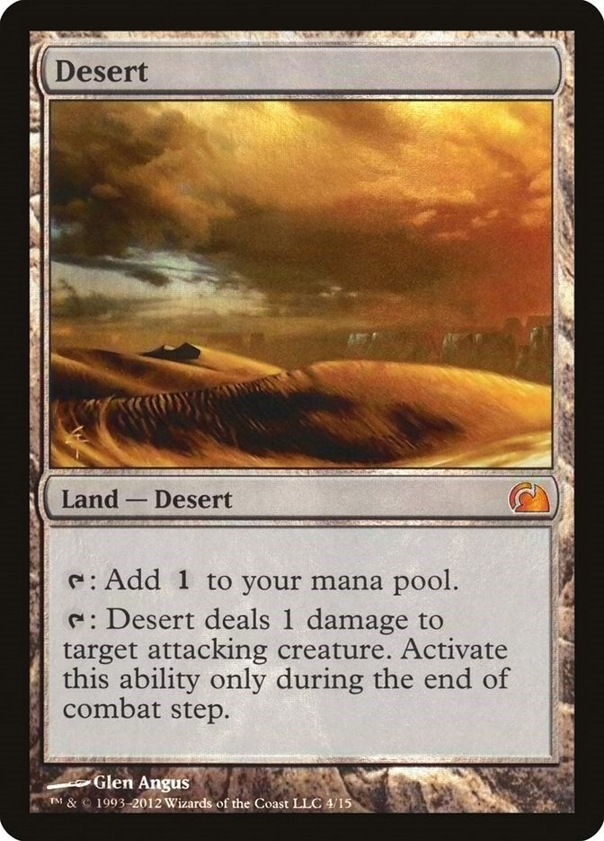 Image for Desert (4) [From the Vault: Realms] - Magic: The Gathering