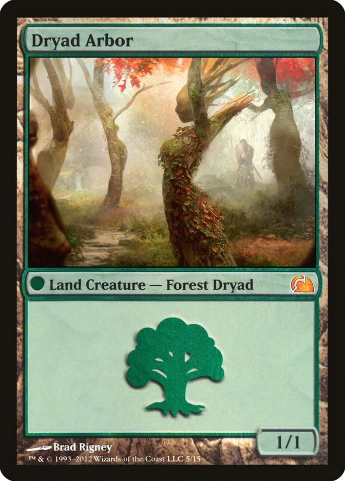 Image for Dryad Arbor (5) [From the Vault: Realms] - Magic: The Gathering