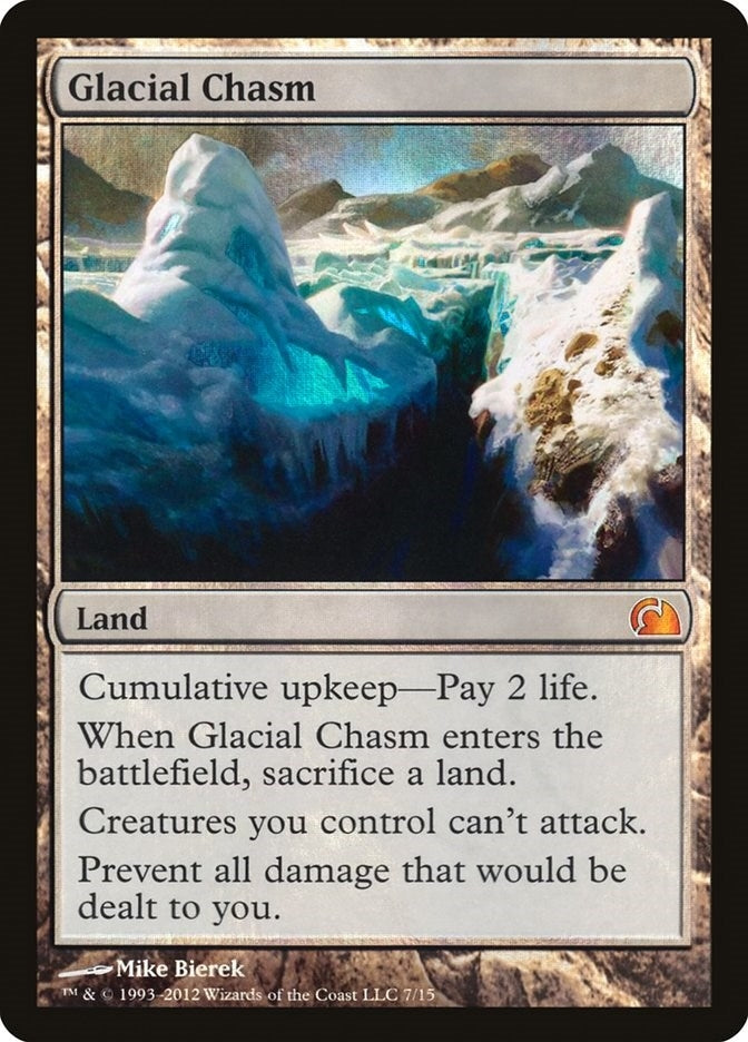 Image for Glacial Chasm (7) [From the Vault: Realms] - Magic: The Gathering