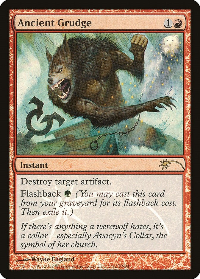 Image for Ancient Grudge (5) [FNM Promos] - Magic: The Gathering