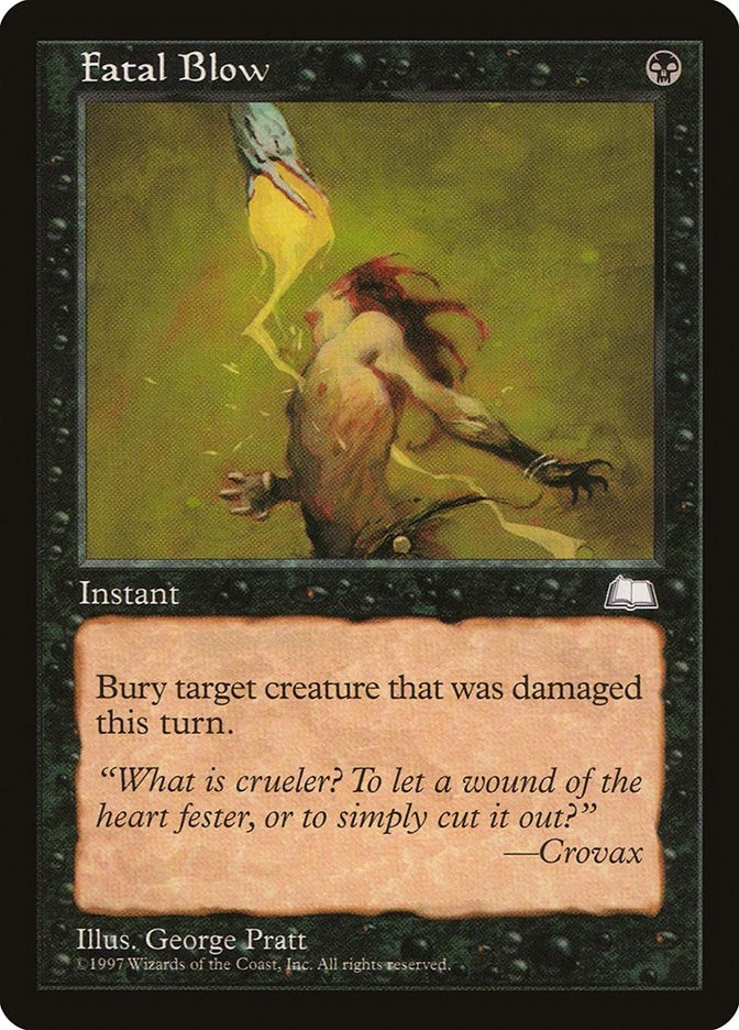 Image for Fatal Blow [Weatherlight] - Magic: The Gathering