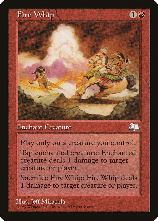 Image for Fire Whip [Weatherlight] - Magic: The Gathering