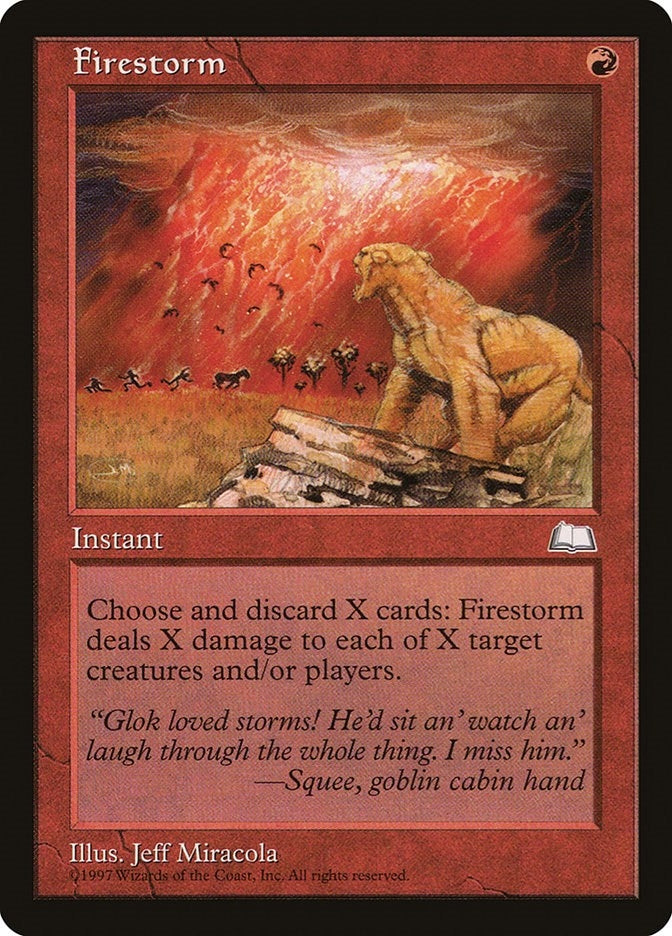 Image for Firestorm [Weatherlight] - Magic: The Gathering
