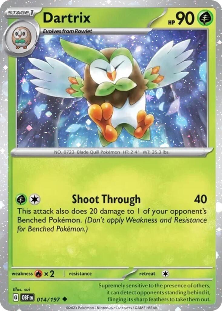 Image for Dartrix - 014/197 (Cosmos Holo) (014/197) [Miscellaneous Cards & Products] - Pokemon